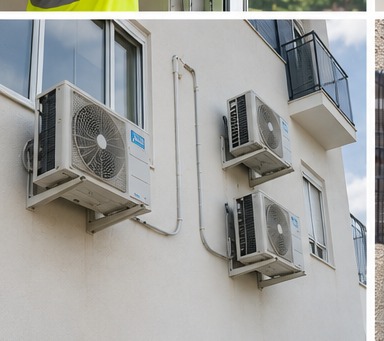 Unidades exteriores de climatización instaladas por OTESAN SECURITY