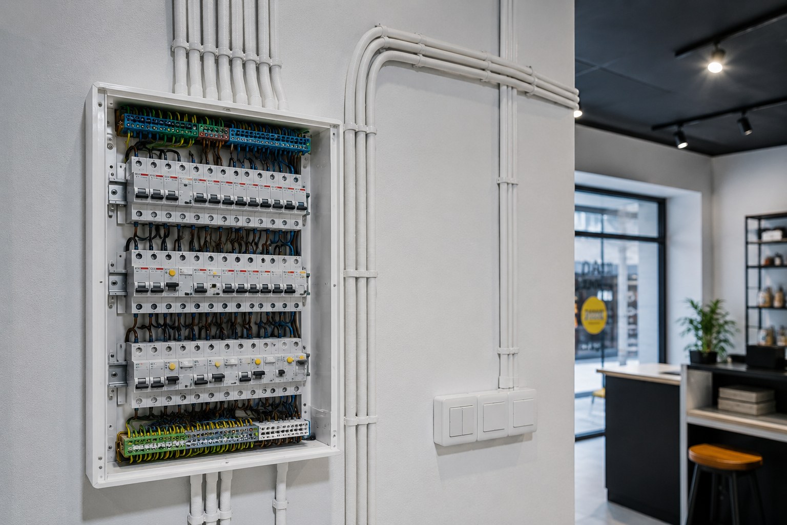 Cuadro eléctrico instalado según normativa con boletín eléctrico